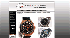 Desktop Screenshot of chronographe.fr