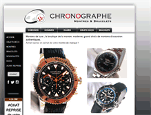 Tablet Screenshot of chronographe.fr