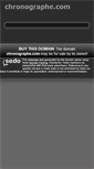 Mobile Screenshot of chronographe.com